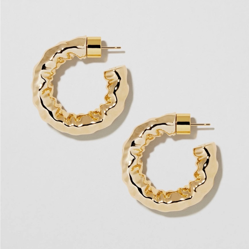 Jennifer Fisher NWT Maeve Huggies Yellow Gold